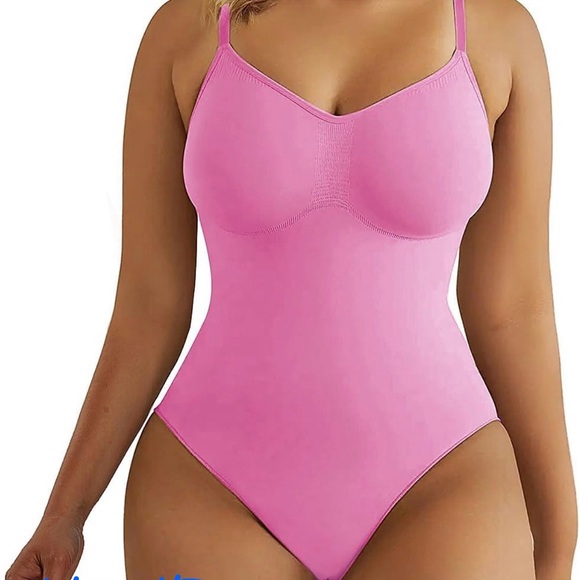Hot Pink Body Contouring (Tummy Control) Body Suit Tank top - Picture 1 of 1